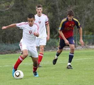 elite boys club soccer player