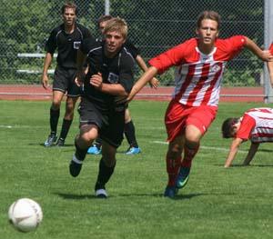 Boys club soccer player Blake Wise