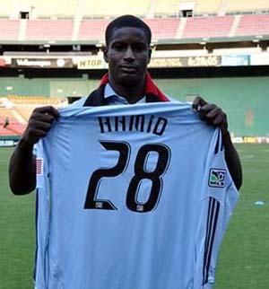 Former boys club soccer player Billy Hamid.