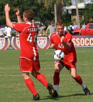 Elite boys club soccer players from Dallas Texans