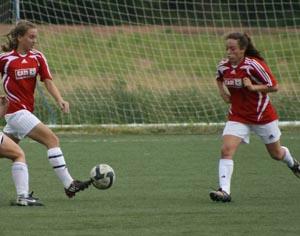 Elite girls club soccer players.