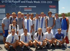 Elite boys club soccer players from Carmel United