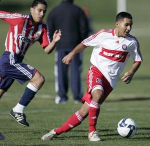 Boys elite club soccer player Emanuel Guzman.