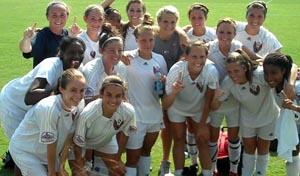 Girls club soccer players.