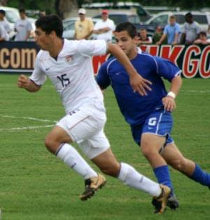 Elite club soccer player Sebastian Lletget.