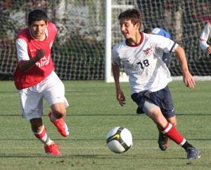 Club soccer player Zachary Pfeffer.