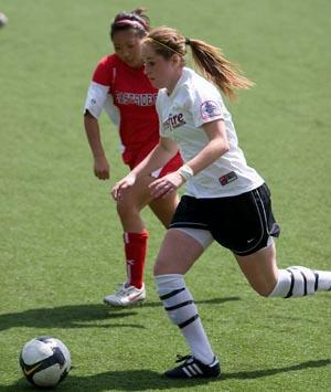 Club soccer player Annie Sittauer from Crossfire Premier soccer club.