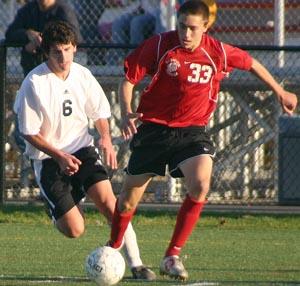 Elite club soccer player Andrew Wenger.