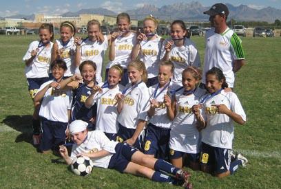 Elite club soccer team Rio Vista Triumph.