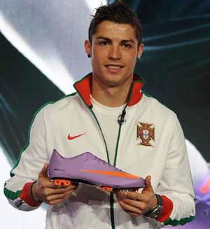 chritiano ronaldo college and club soccer shoe