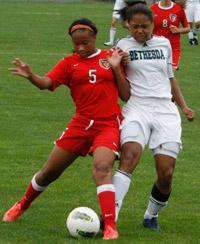 girls youth club soccer players