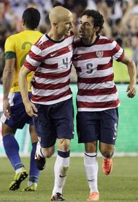 Michael Bradley and Herculez Gomez