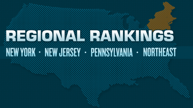 2014 Girls Eastern Regions Ranked