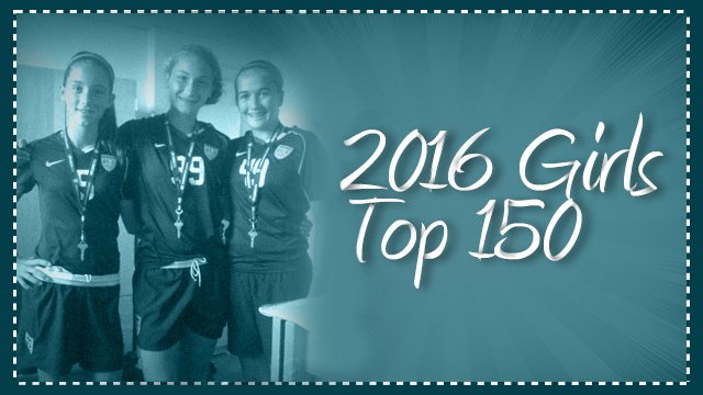 2016 Top 150 Girls Summer Ranking Update