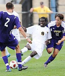 college soccer player Shadow Sebele