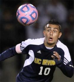 uc irvine men's college soccer player miguel ibarra