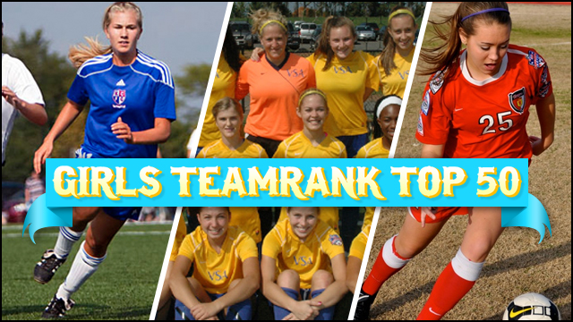 Final 2011/12 U15 Girls TeamRank Top 50