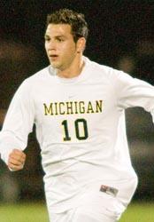 College soccer player Peri Marosevic.