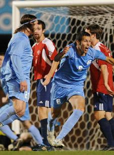 north carolina men's college soccer player matt hedges