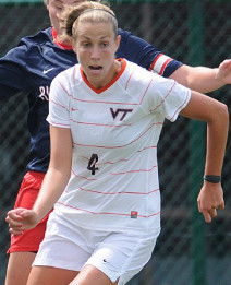 college soccer player va tech shannon mayrose