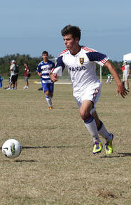 club soccer player Lucas Cawley