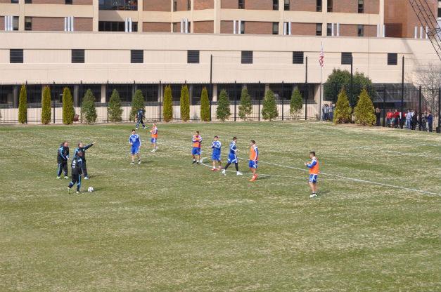 Argentina training at Shaw Field