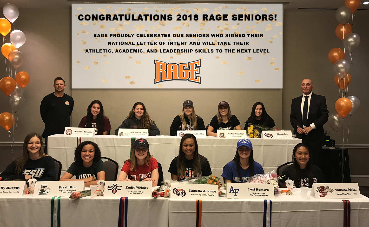 Pleasanton Rage Signing Day