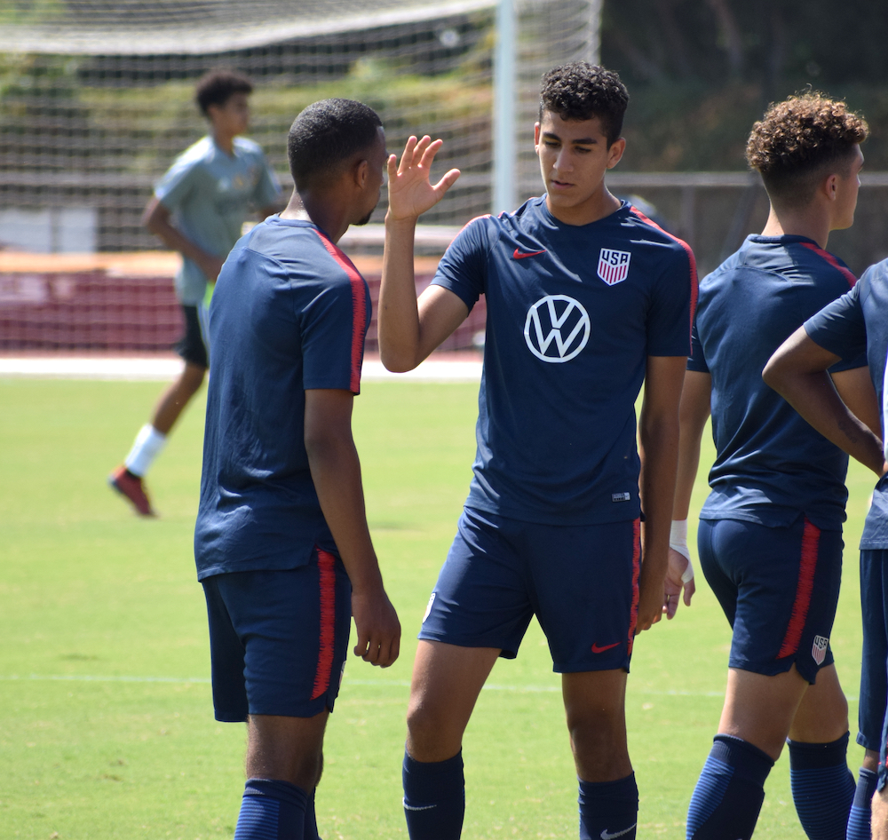 USA U17 vs LA Galaxy II