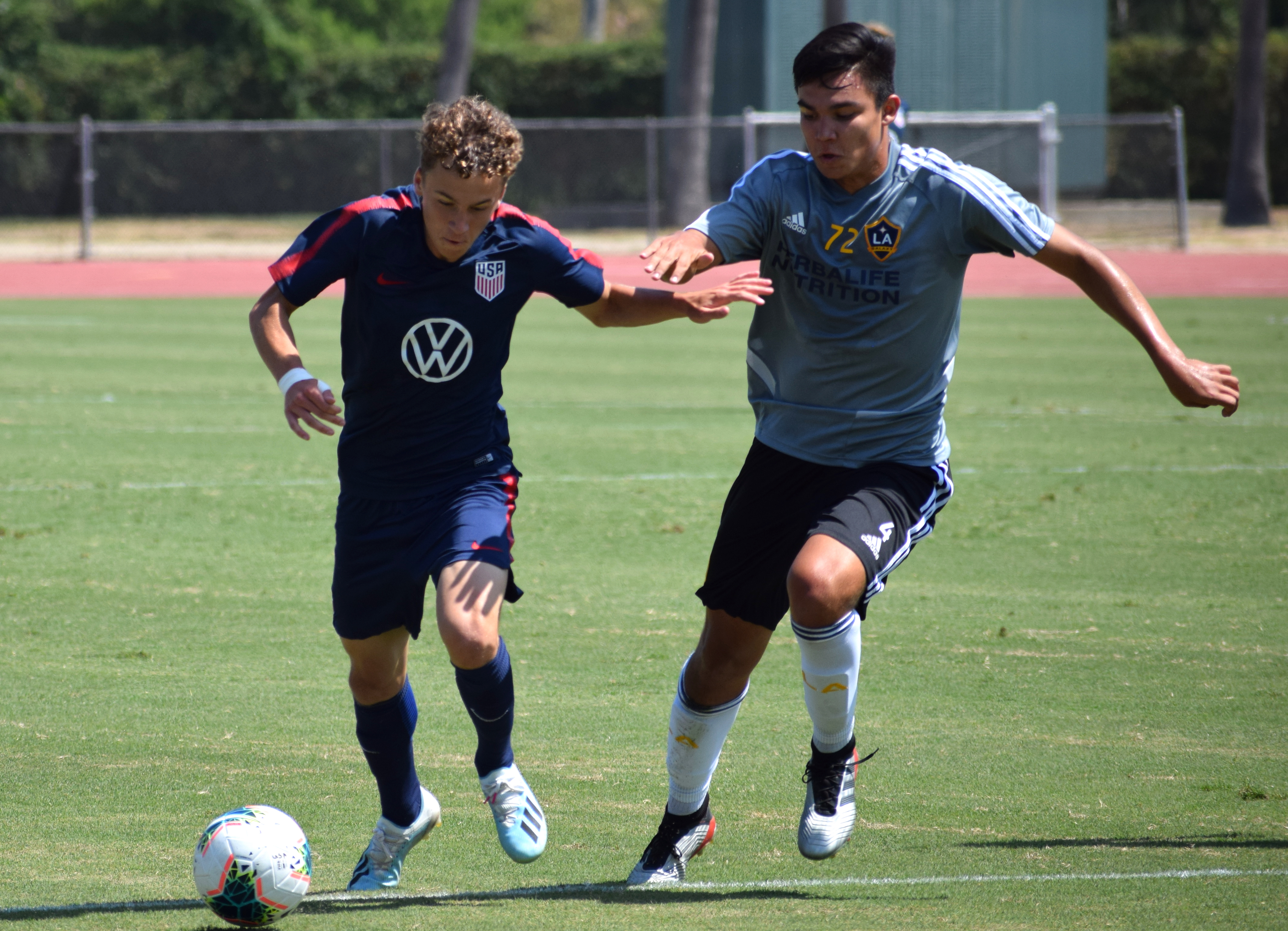 USA U17 vs LA Galaxy II