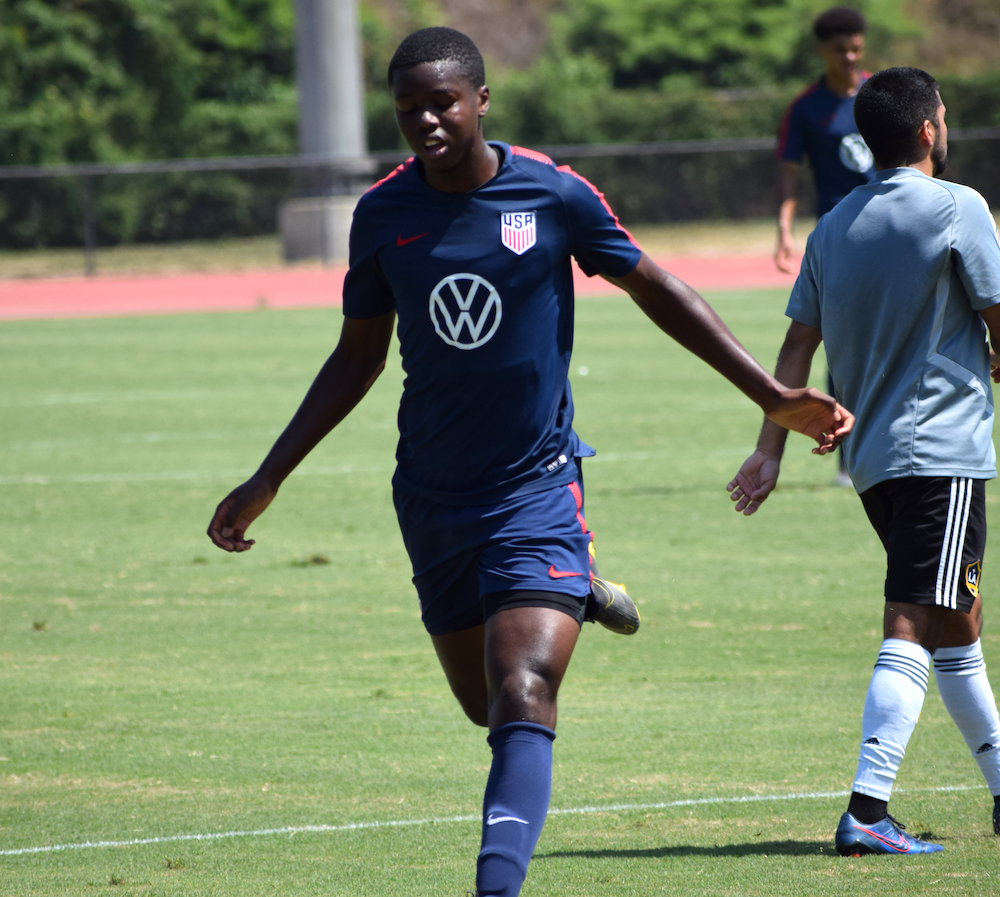 USA U17 vs LA Galaxy II