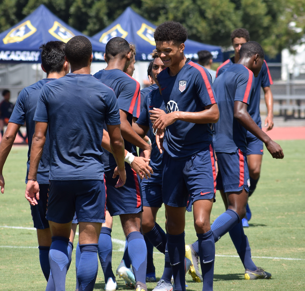 USA U17 vs LA Galaxy II